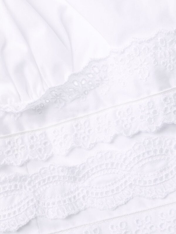 Dolce & Gabbana broderie-anglaise tiered minidress - Image 7