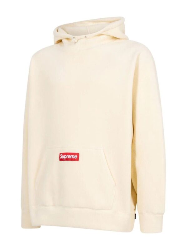 Supreme  x Polartec logo-patch drawstring hoodie - Image 2