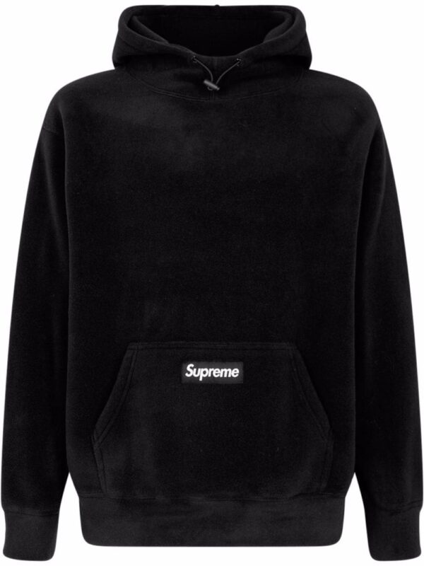 Supreme  Polartec logo-patch hoodie