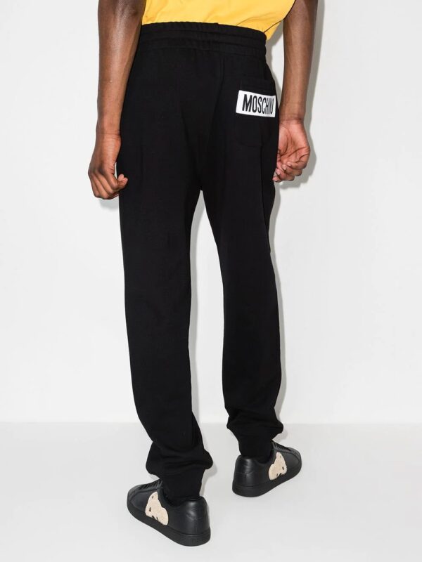 Moschino  logo-patch track pants - Image 3