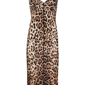 Dolce & Gabbana  leopard-print midi dress