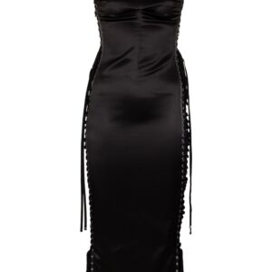 Dolce & Gabbana lace-detail sleeveless midi dress