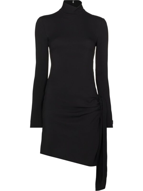 Dolce & Gabbana ruched high neck mini dress