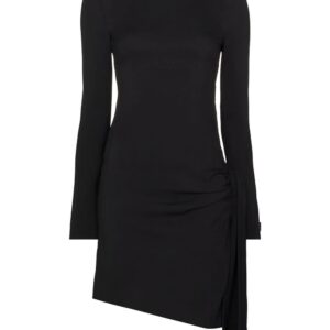 Dolce & Gabbana  ruched high neck mini dress