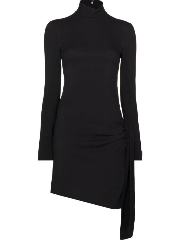Dolce & Gabbana  ruched high neck mini dress