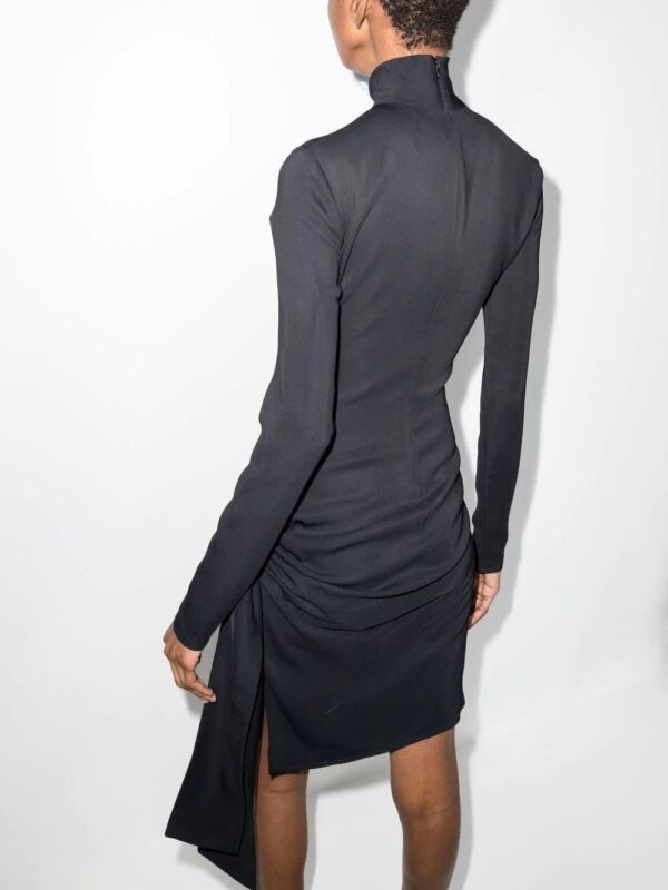 Dolce & Gabbana  ruched high neck mini dress - Image 3