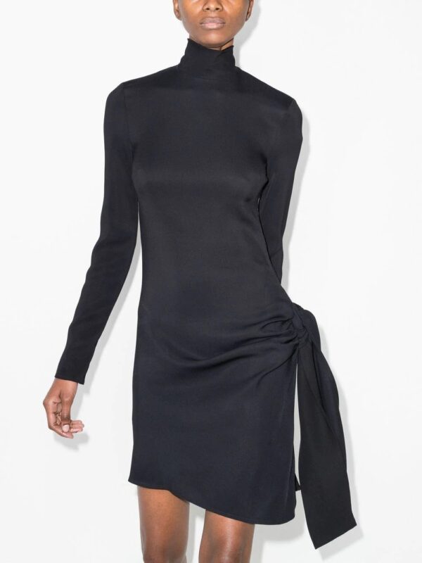 Dolce & Gabbana  ruched high neck mini dress - Image 2