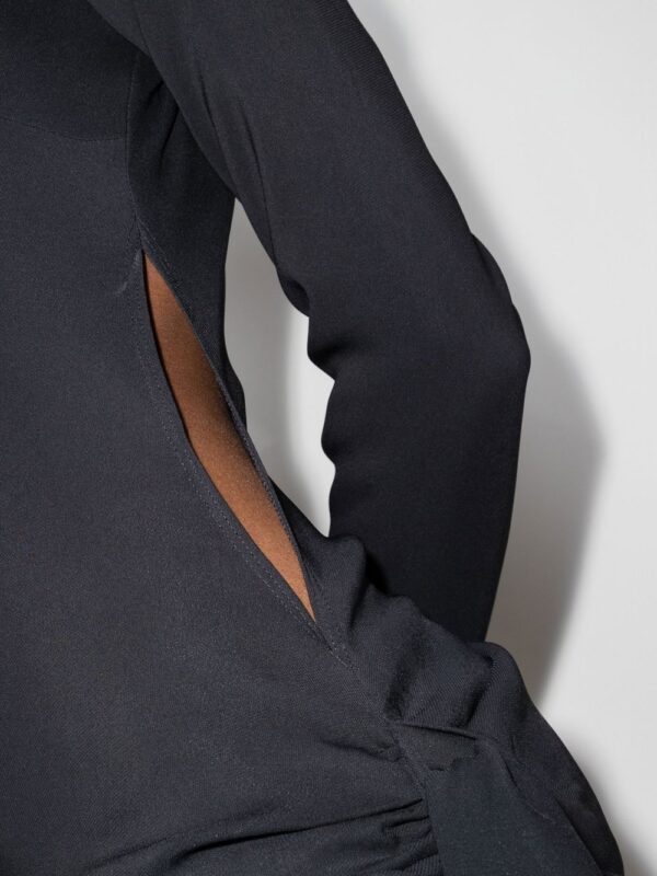 Dolce & Gabbana  ruched high neck mini dress - Image 4