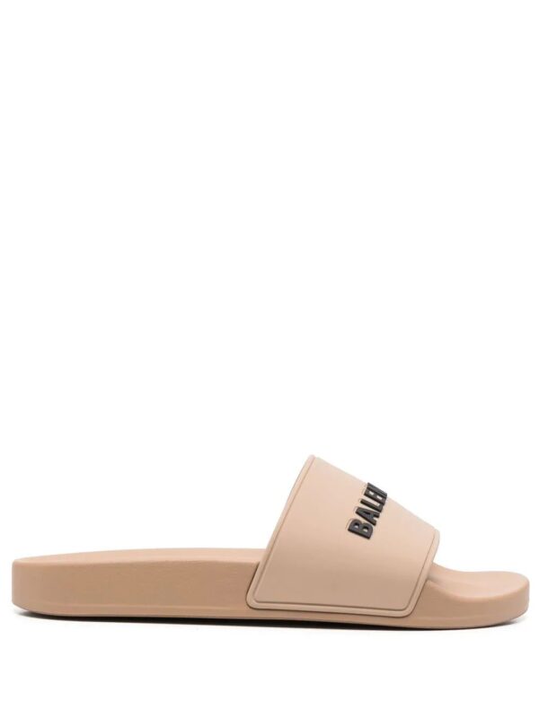 Balenciaga  raised-logo slides