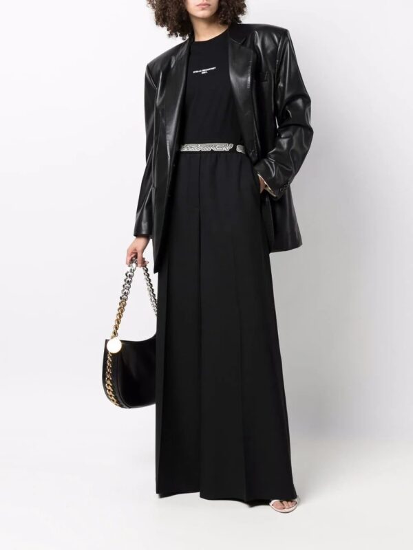 Stella McCartney  logo waistband palazzo trousers - Image 2