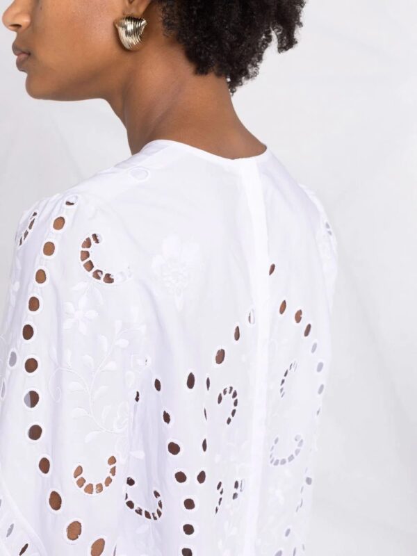 Dolce & Gabbana  embroidered-design long-sleeve dress - Image 3