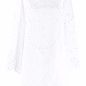 Dolce & Gabbana embroidered-design long-sleeve dress