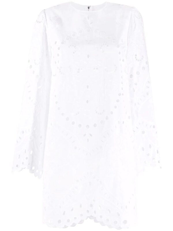 Dolce & Gabbana  embroidered-design long-sleeve dress