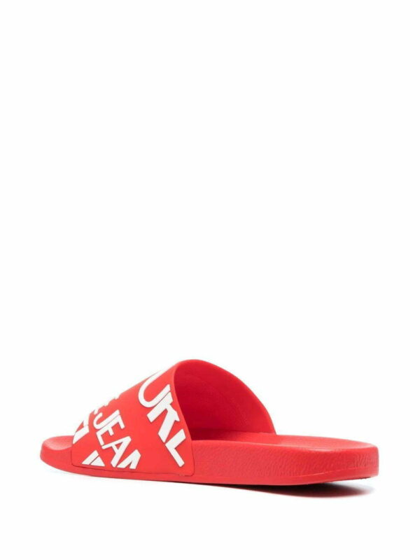 Versace Jeans Couture  diagonal logo flat slides - Image 3