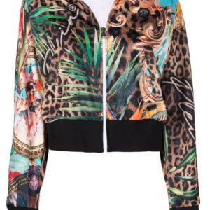 Philipp Plein Baroque Flowers printed jacket