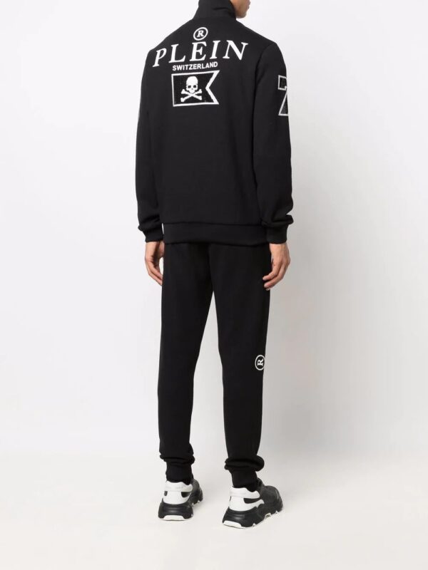 Philipp Plein  logo-print track pants - Image 4