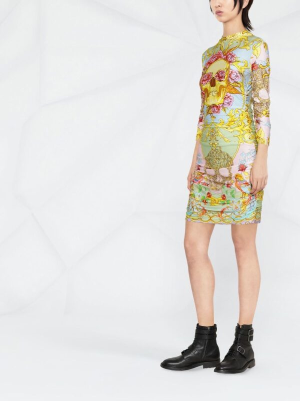 Philipp Plein Baroque printed minidress - Image 2