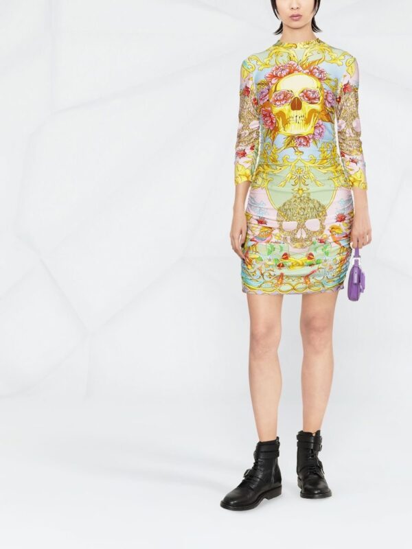 Philipp Plein Baroque printed minidress - Image 4