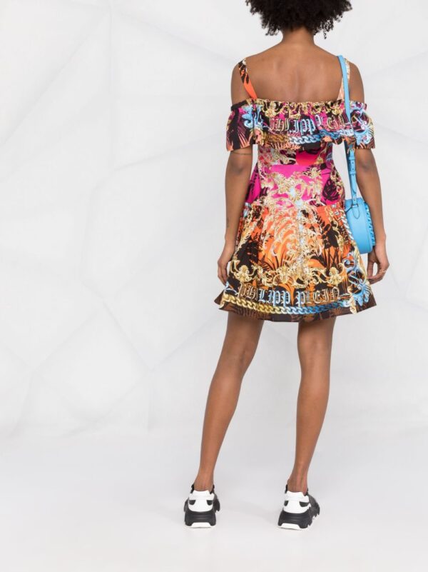 Philipp Plein Palms mini dress - Image 3