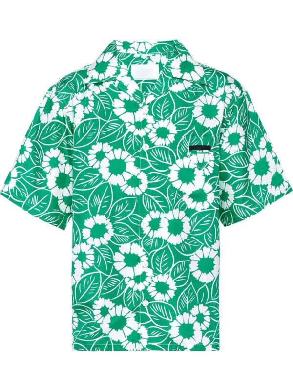 Prada  printed twill shirt