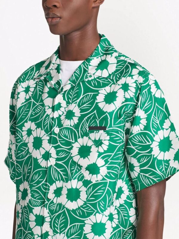 Prada  printed twill shirt - Image 4