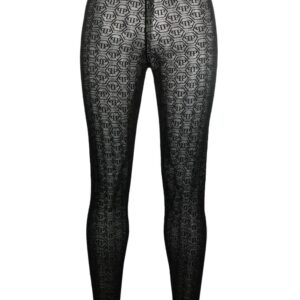 Philipp Plein  Tulle Monogram leggings