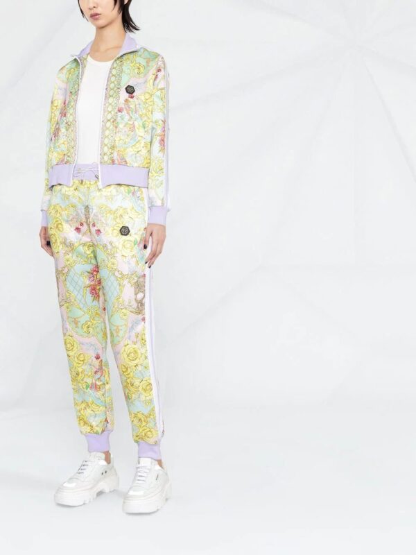 Philipp Plein  baroque print tracksuit set - Image 2