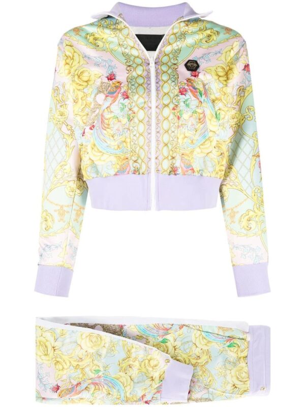 Philipp Plein  baroque print tracksuit set