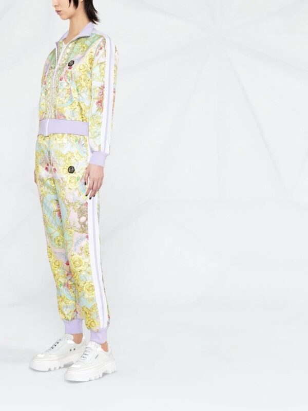 Philipp Plein  baroque print tracksuit set - Image 4