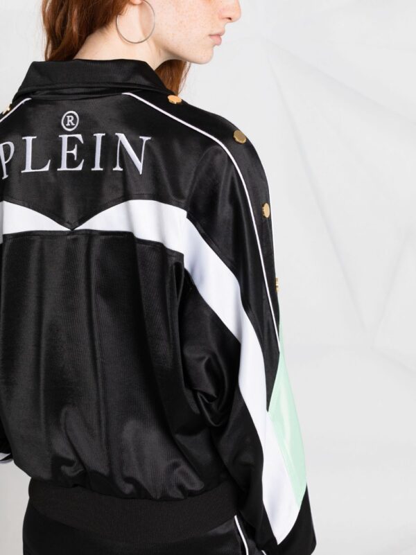 Philipp Plein  logo-embroidered striped tracksuit set - Image 3