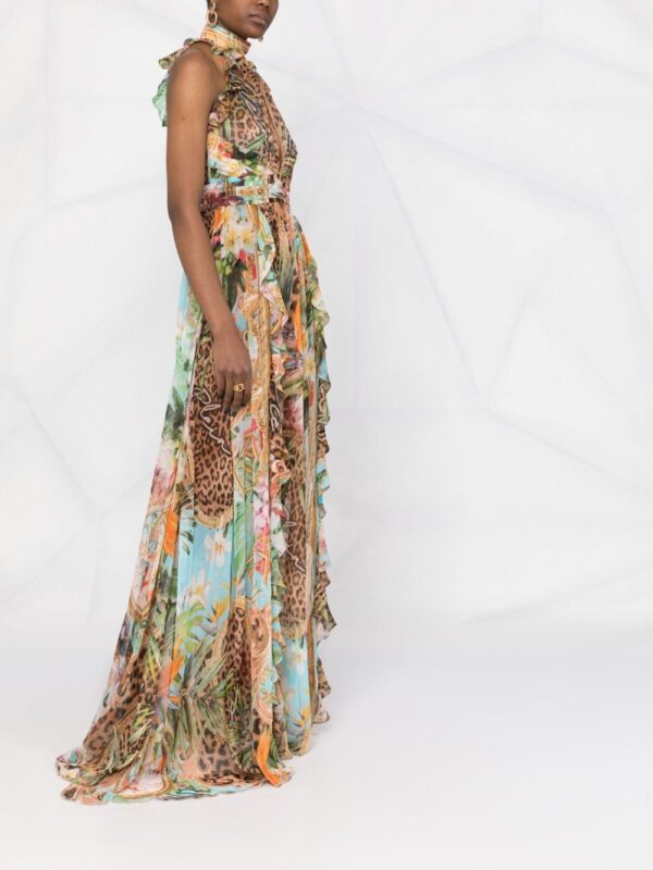 Philipp Plein baroque-print maxi dress - Image 6