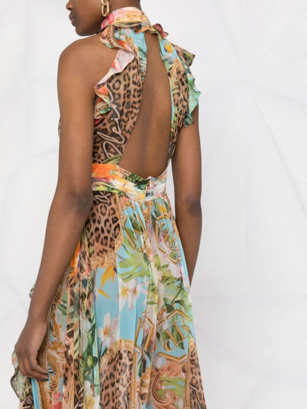 Philipp Plein baroque-print maxi dress - Image 3