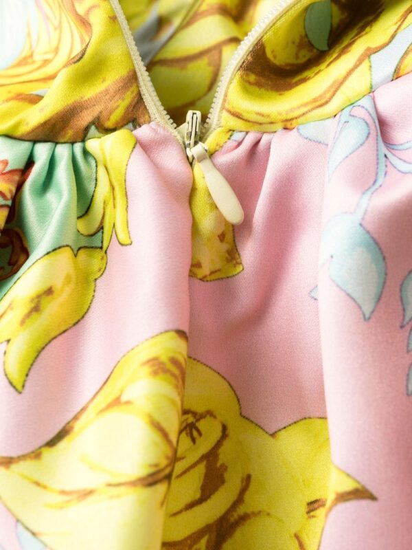 Philipp Plein baroque pattern-print mini dress - Image 3