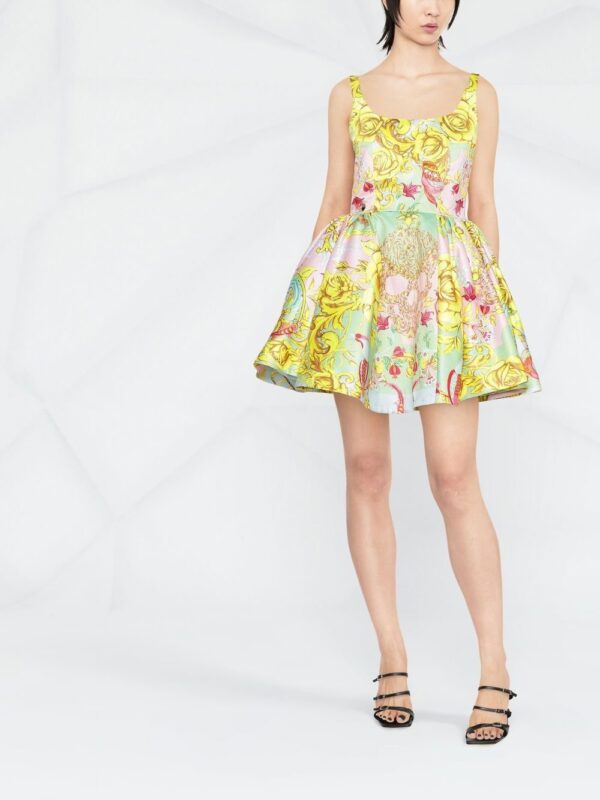 Philipp Plein baroque pattern-print mini dress - Image 6