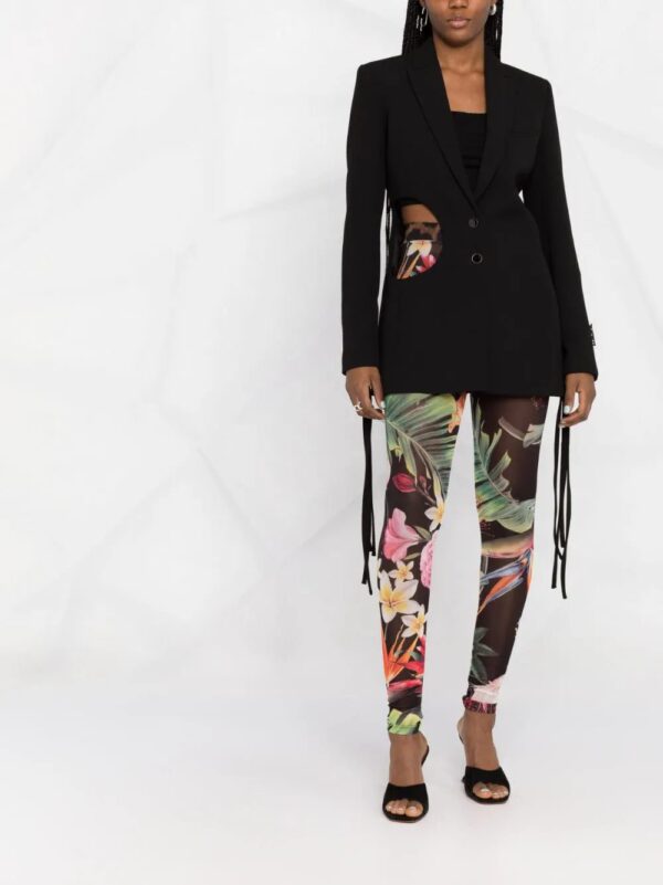 Philipp Plein  floral-print leggings - Image 2