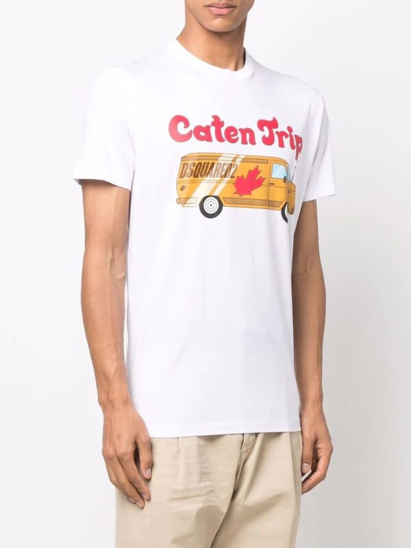 Dsquared2  Caten Trip graphic T-shirt - Image 3