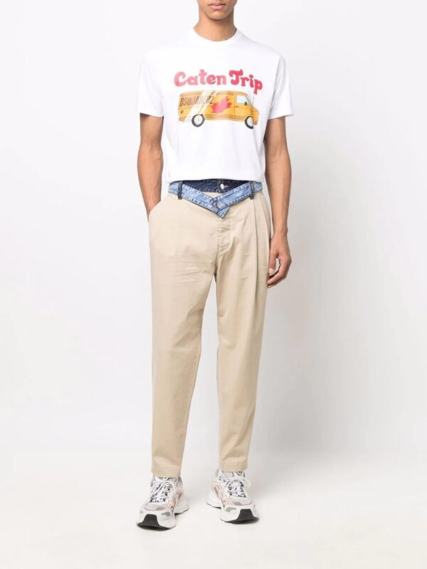 Dsquared2  Caten Trip graphic T-shirt - Image 2