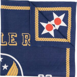Ralph Lauren RRL  logo print cotton scarf
