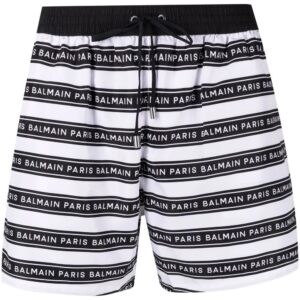 Balmain  logo-stripe drawstring boxers