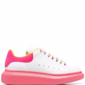 Alexander McQueen  colour-block leather trainers