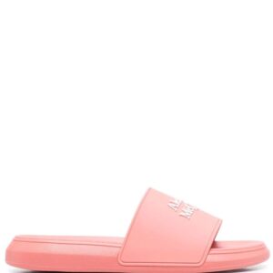 Alexander McQueen  embossed-print slides