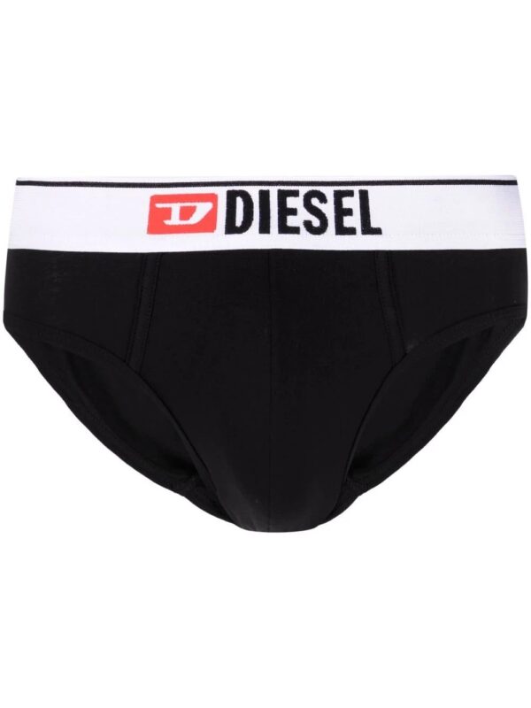 Diesel  logo-waistband briefs.