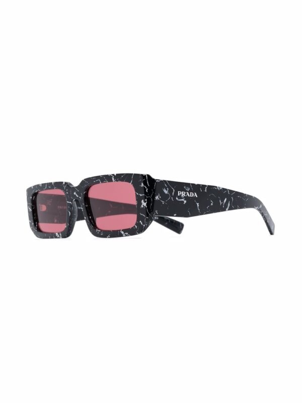 Prada Eyewear marble-effect square-frame sunglasses - Image 2
