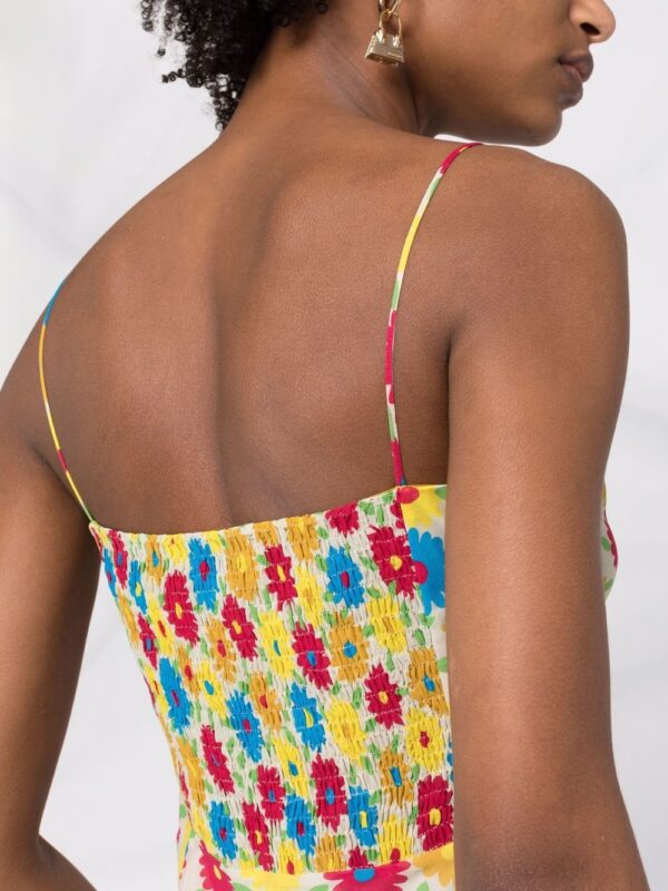Saint Laurent floral-print silk dress - Image 3