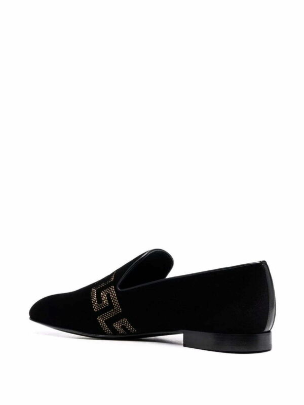 Versace  Greca-embroidered loafers - Image 3