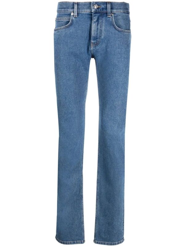Versace  straight-leg greca-print jeans