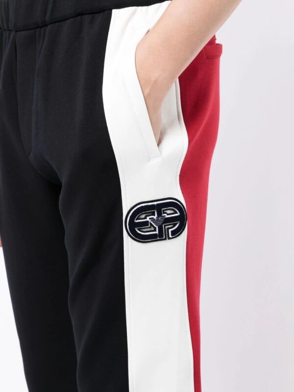Emporio Armani  colour-block panelled track pants - Image 4