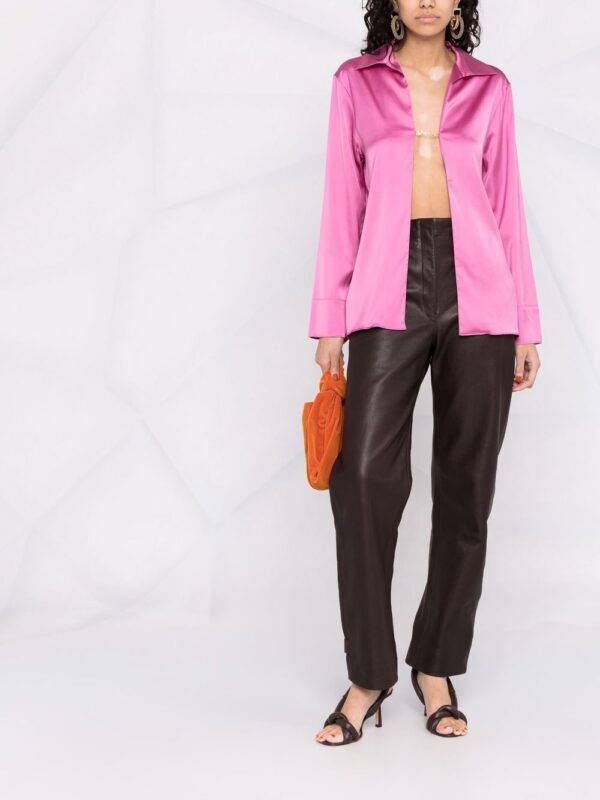 Jacquemus  La Chemise Notte satin shirt - Image 2