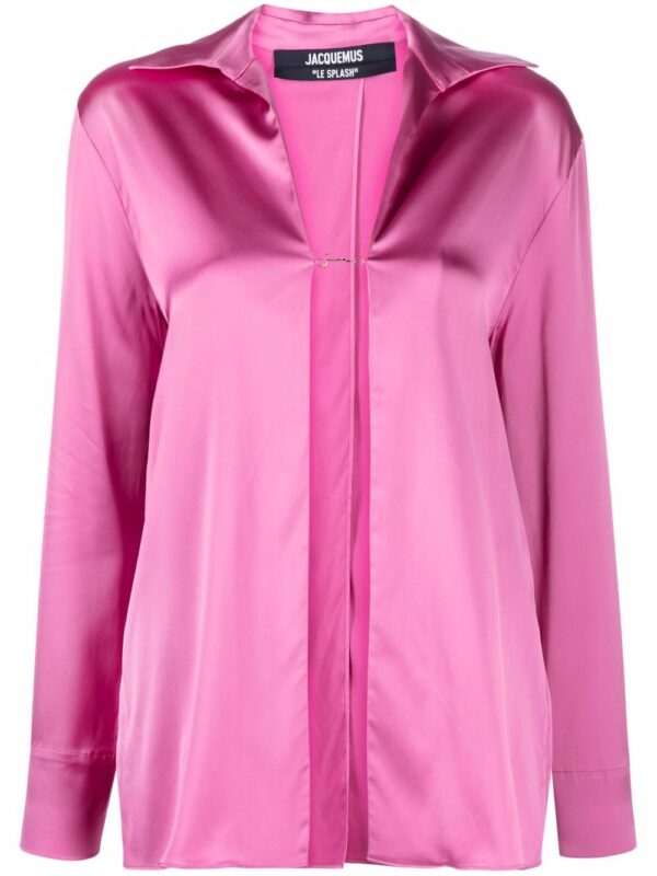 Jacquemus  La Chemise Notte satin shirt