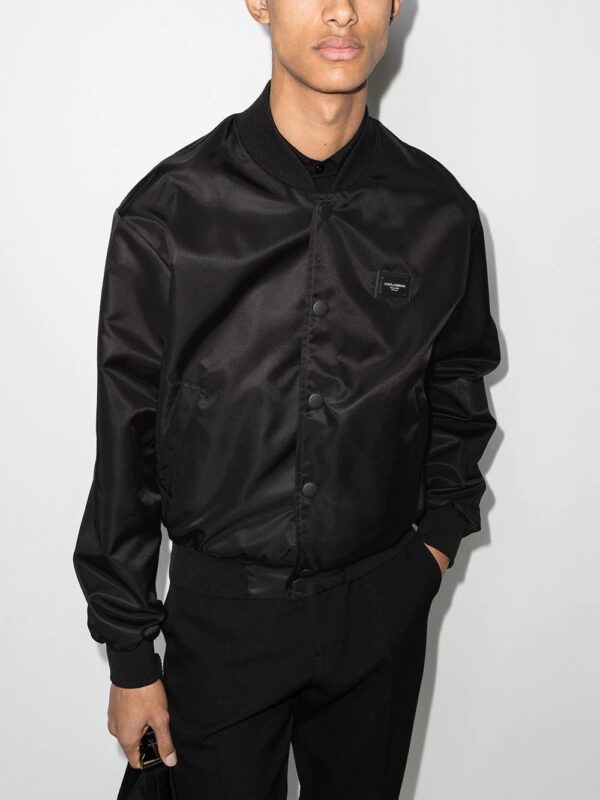 Dolce & Gabbana  DG-plaque bomber jacket - Image 2
